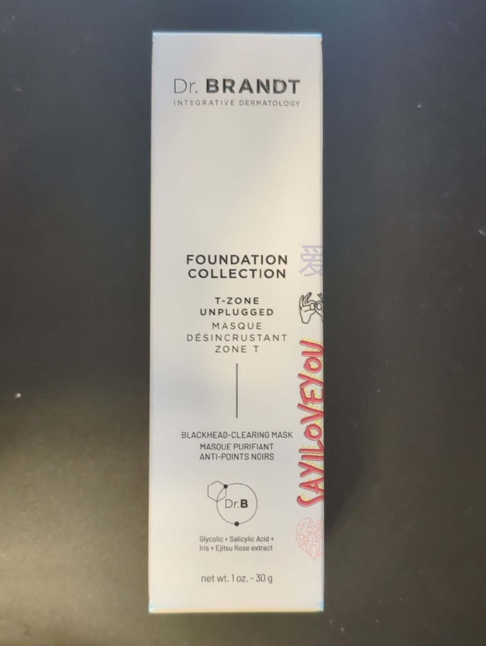Dr. BRANDT T-Zone Unplugged Blackhead-Clearing Mask — White with Pink Accent